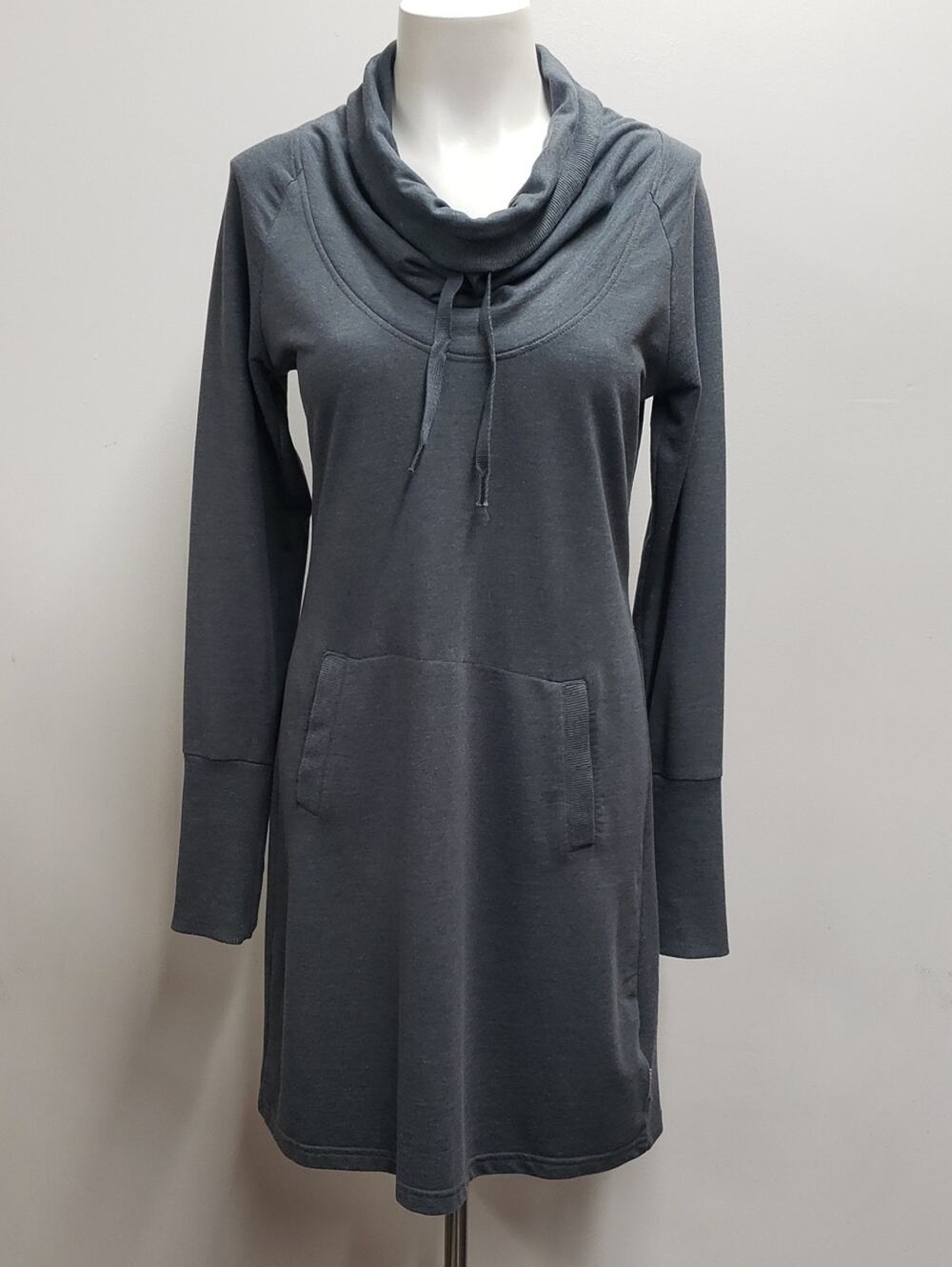 Columbia Cowl Neck Dress Women's Small Travel Sporty Everyday Comfort Pockets